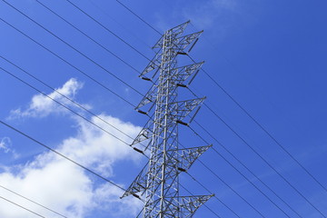 Fototapeta premium High voltage pole