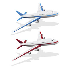 airplane  vector illustration