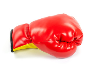 Red boxing glove