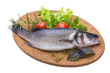 Raw seabass