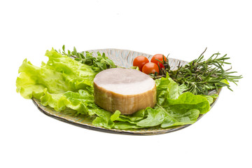 Bacon with vegetables