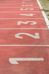 Track in the Stadium