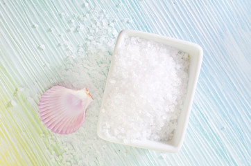 sea salt and shells