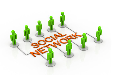 Social network concept