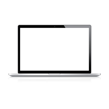 Highly detailed responsive laptop vector