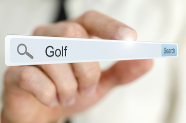Word Golf written in search bar