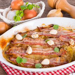 Bacon potato casserole