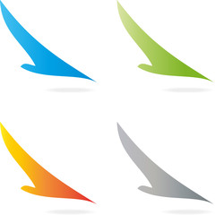 Logo, Vogel, Flugzeug, Vogel im Flug