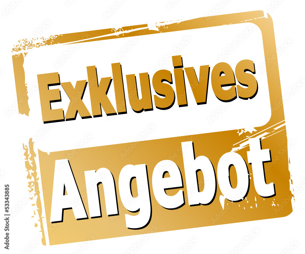 Sticker Exklusives Angebot