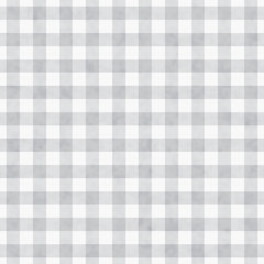Gray Gingham Fabric Background