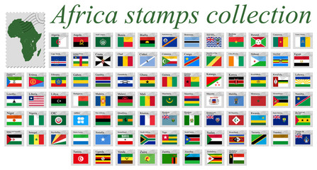 africa stamps collection