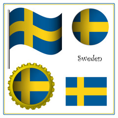 sweden graphic set