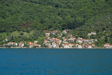 Fototapeta na wymiar view of little old town in Montenegro