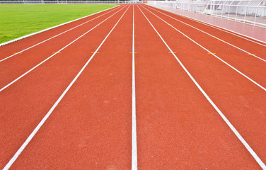 running track lines