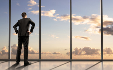 Fototapeta premium businessman standing in office