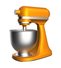 Orange food mixer