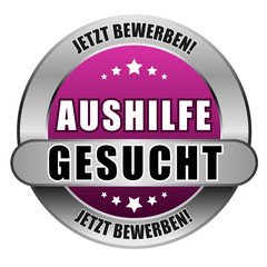 5 Star Button pink AUSHILFE GESUCHT JB JB