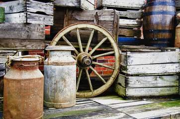 Obraz premium Vintage - Old stuff from the farm - HDR