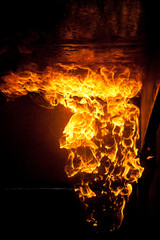 Fire burn