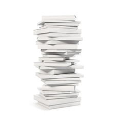 stack of blank books