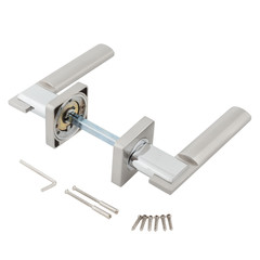 Door Knob assembly on White Background