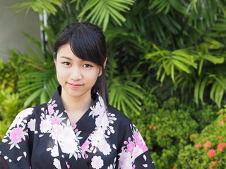 Japanese kimono girl