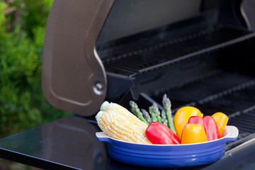 grilling vegetables
