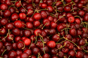 Fresh cherry background