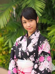 Pretty kimono girl