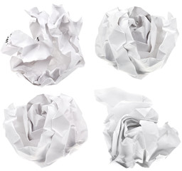 ball of white paper