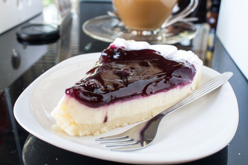 Blueberry cheesecake