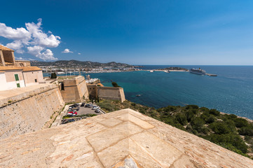 Old city of Ibiza - Eivissa. Spain, Balearic islands