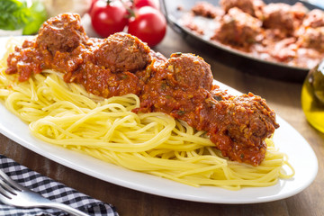 Pasta and Meatballs - Pasta und Fleischbällchen