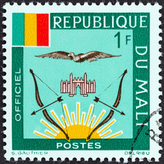 Mali Flag and Emblems (Mali 1964)