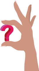 Obraz premium punto domanda