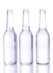 Water bottles isolated on white