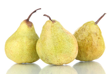 Pears isolated on white