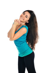 Portrait of young beautiful woman