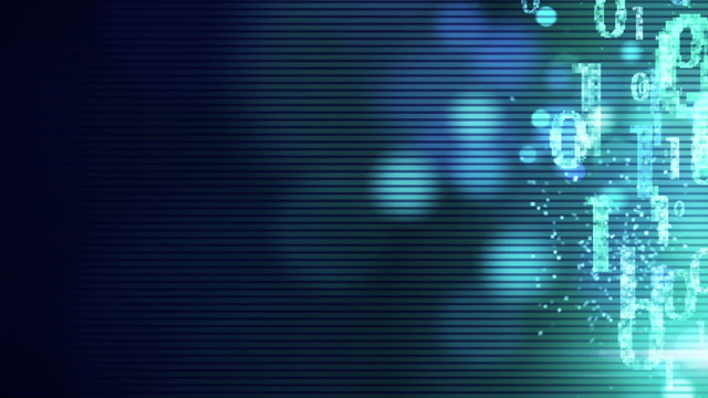 bursting binary symbols zeros and ones loop