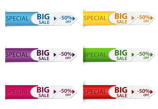 Special discount price tags