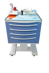 Medical movable bedside-table