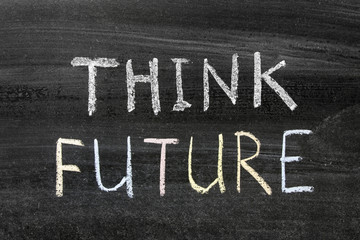 Obraz premium think future