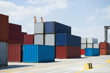 Fototapeta premium cargo containers