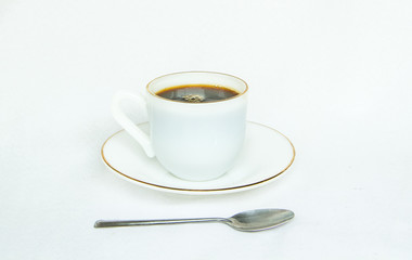 coffee cup on white background