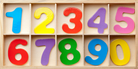 Numbers in a box