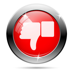 Metallic glossy icon