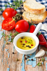 Rustic appetizer.