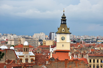 The mayor's house tower in Brasov, Romania