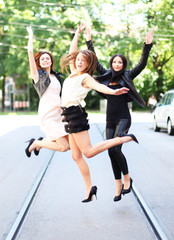 Obraz premium drei junge Models