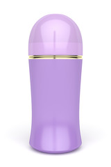 Purple roll-on deodorant